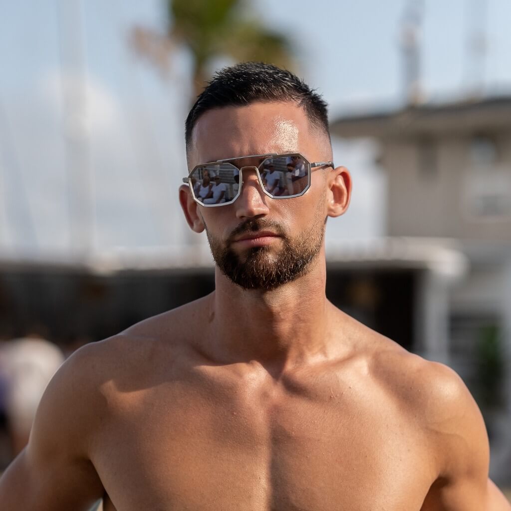 Tulum silver sunglasses