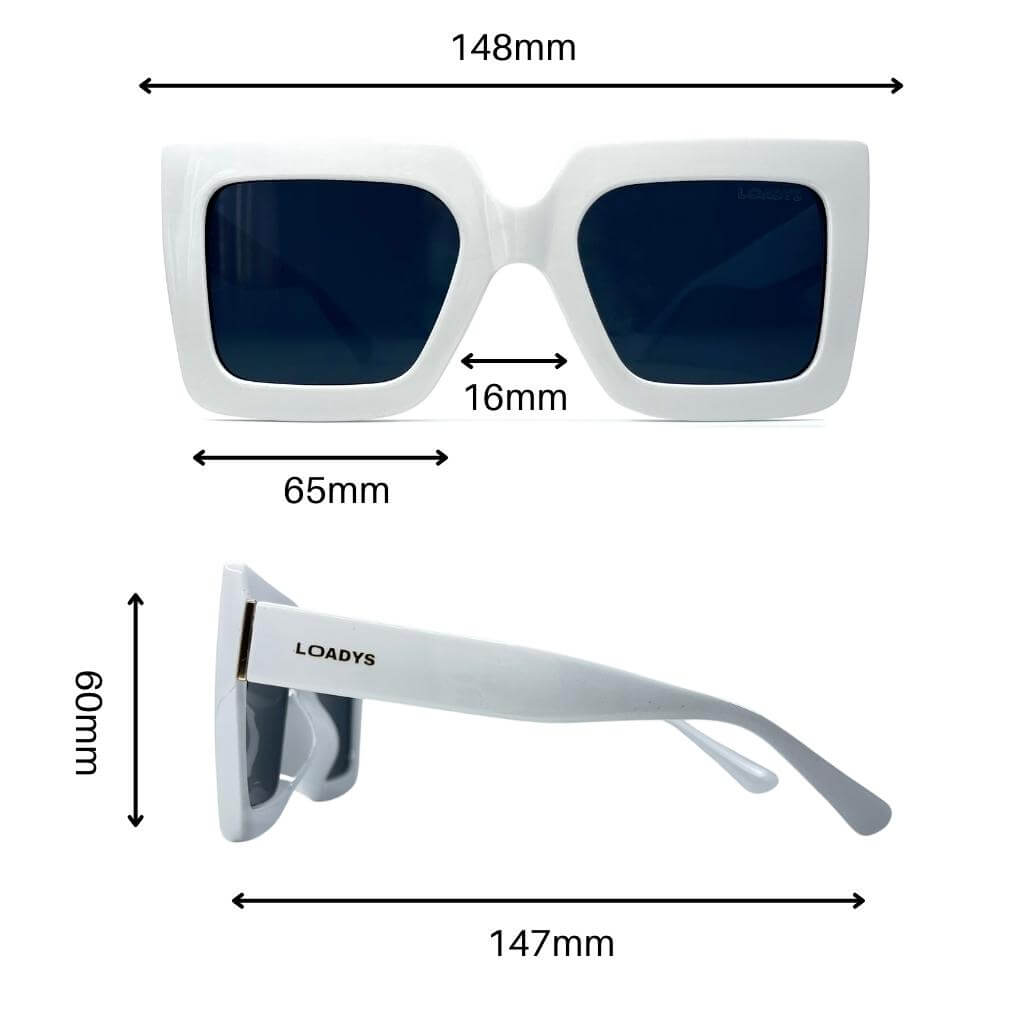 Angela sunglasses white