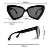 Angela black sunglasses