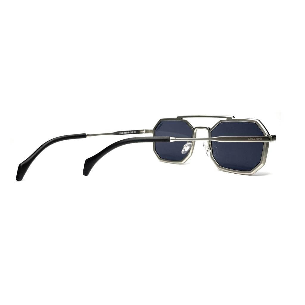Black and silver Tulum sunglasses